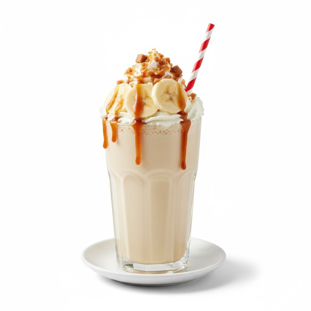 صورة ميلك شيك كراميل موز